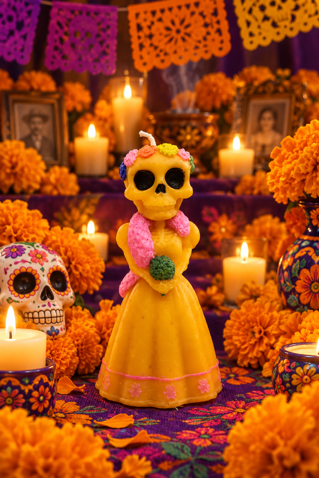 La Catrina Candle